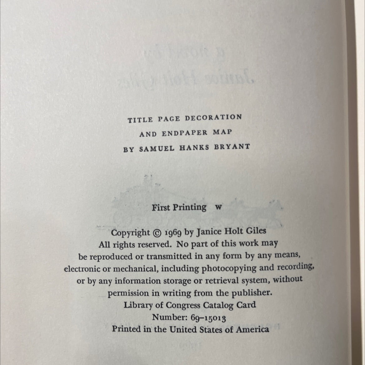 six-horse hitch book, by Janice Holt Giles, 1969 Hardcover image 3