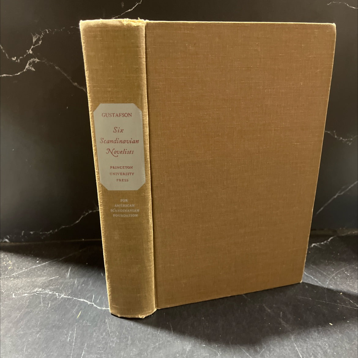 six scandinavian novelists book, by Alrik Gustafson, 1940 Hardcover image 1