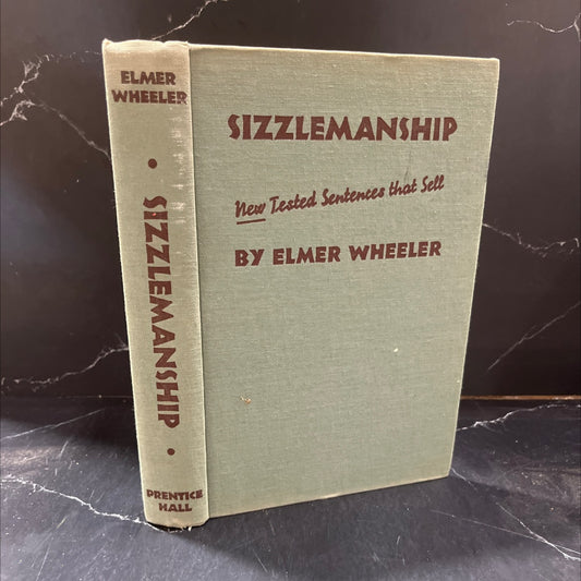 sizzlemanship new tested selling sentences book, by elmer wheeler, 1953 Hardcover image 1