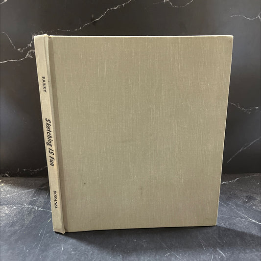 sketching is fun with pencil and pen book, by alois fabry, 1958 Hardcover image 1