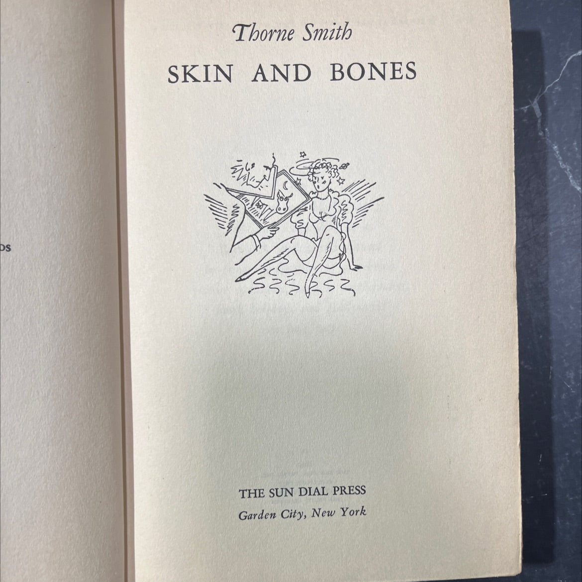 skin and bones book, by thorne smith, 1939 Hardcover image 2