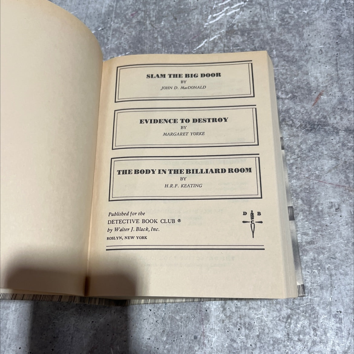 slam the big door book, by john d. macdonald, 1960 Hardcover image 2