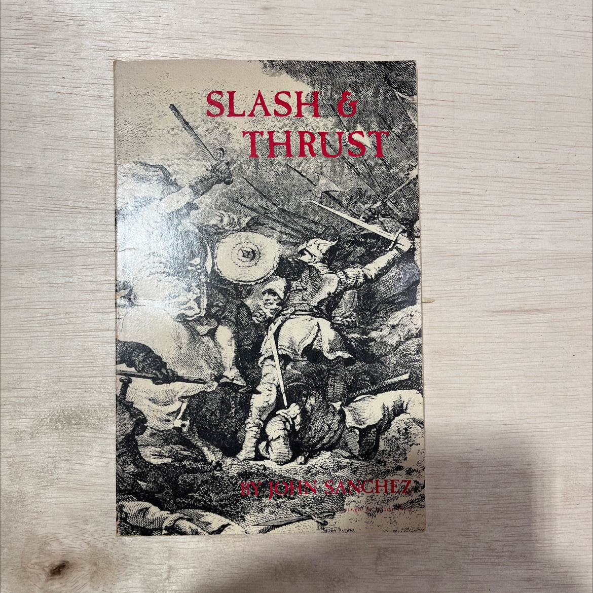 slash and thrust book, by john sanchez, 1980 Paperback, Vintage image 1