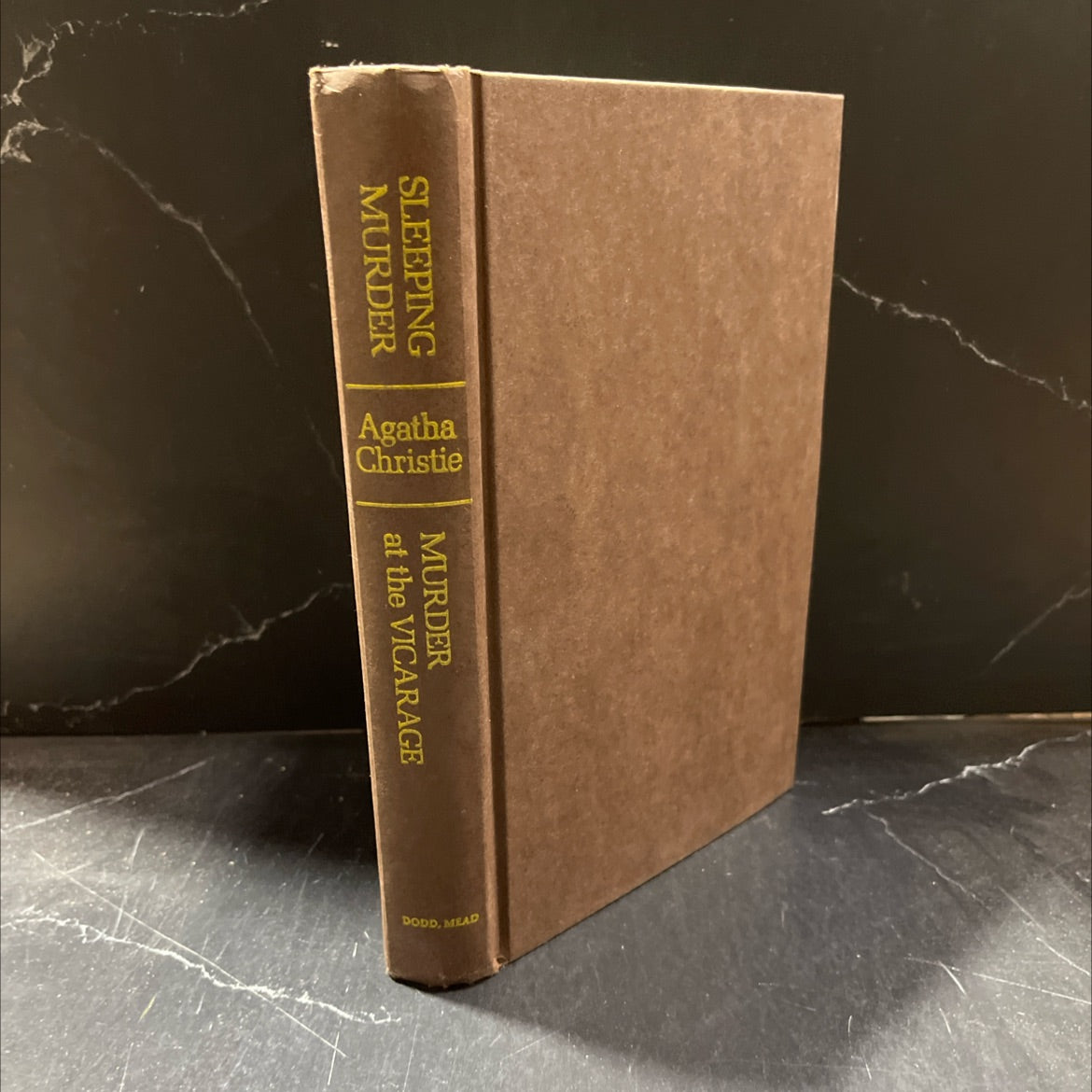 sleeping murder & the murder at the vicarage book, by agatha christie, 1976 Hardcover image 1