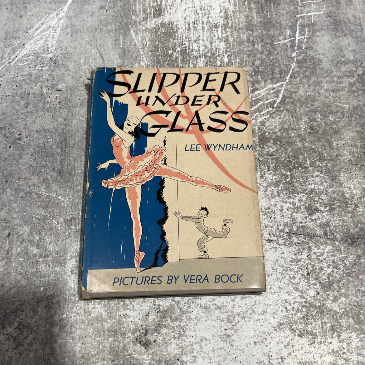 SIGNED slipper under glass book, by lee wyndham, 1952 Hardcover, First Edition, Vintage image 1