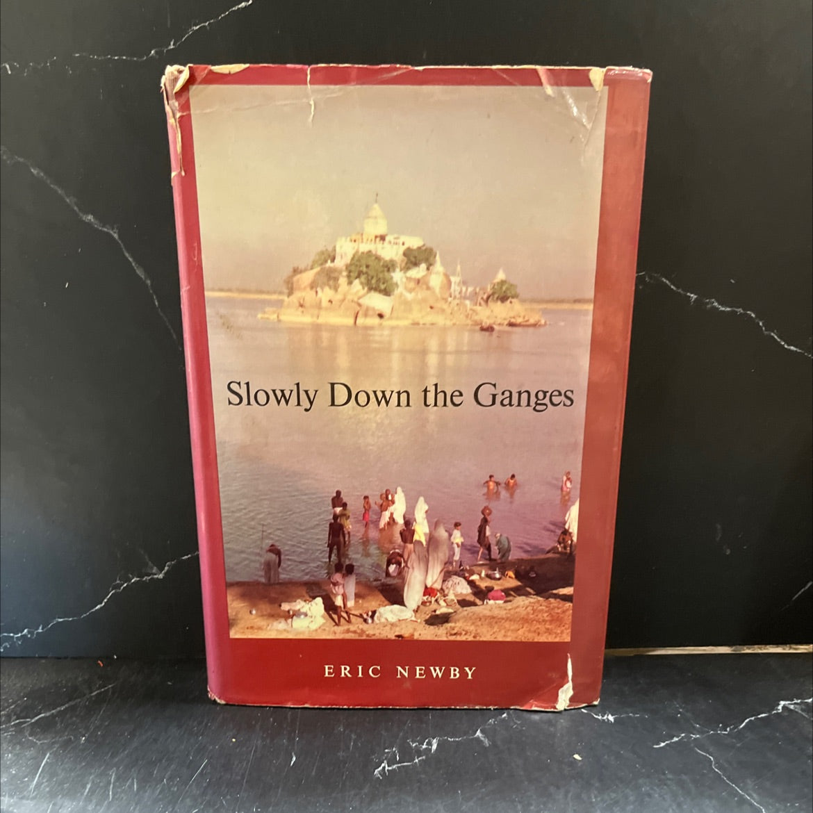 slowly down the ganges book, by eric newby, 1966 Hardcover image 1