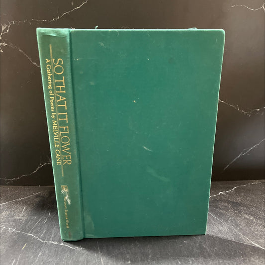 so that it flower a gathering of poems book, by melville cane, 1966 Hardcover image 1