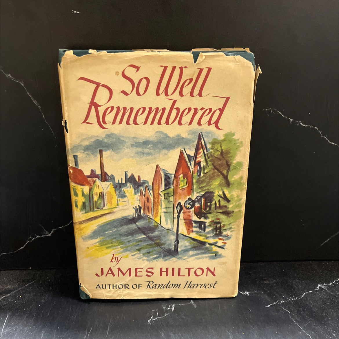 so well remembered book, by james hilton, 1945 Hardcover image 1
