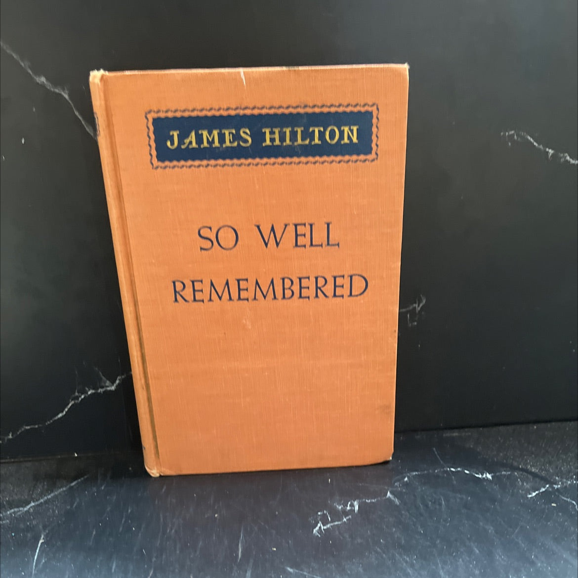 so well remembered book, by james hilton, 1945 Hardcover image 1