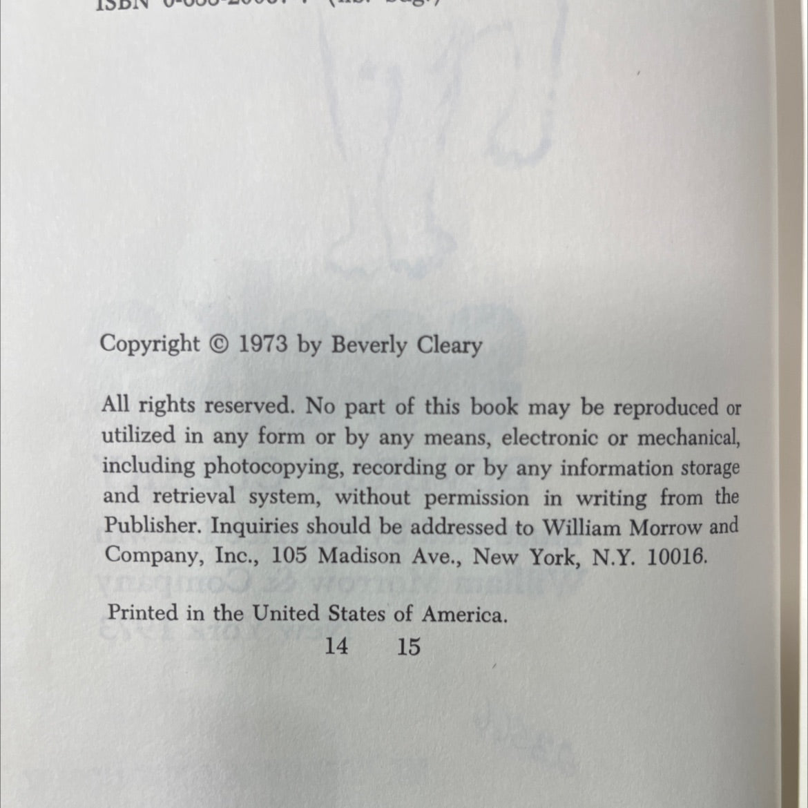 socks book, by beverly cleary, 1973 Hardcover image 3