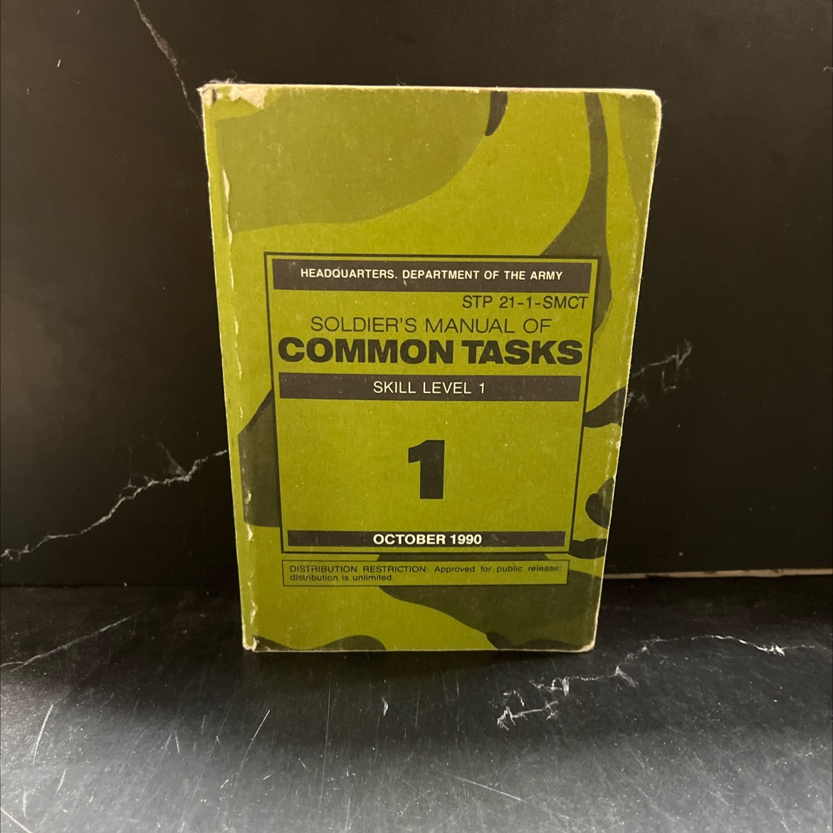soldier's manual of common tasks skill level 1 book, by Headquarters Department of the Army, 1990 Paperback image 1