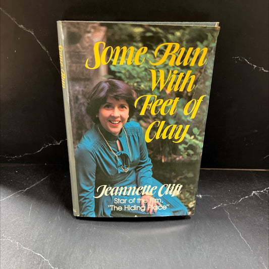 SIGNED some run with feet of clay book, by Jeannette Clift Fleming, 1978 Hardcover image 1