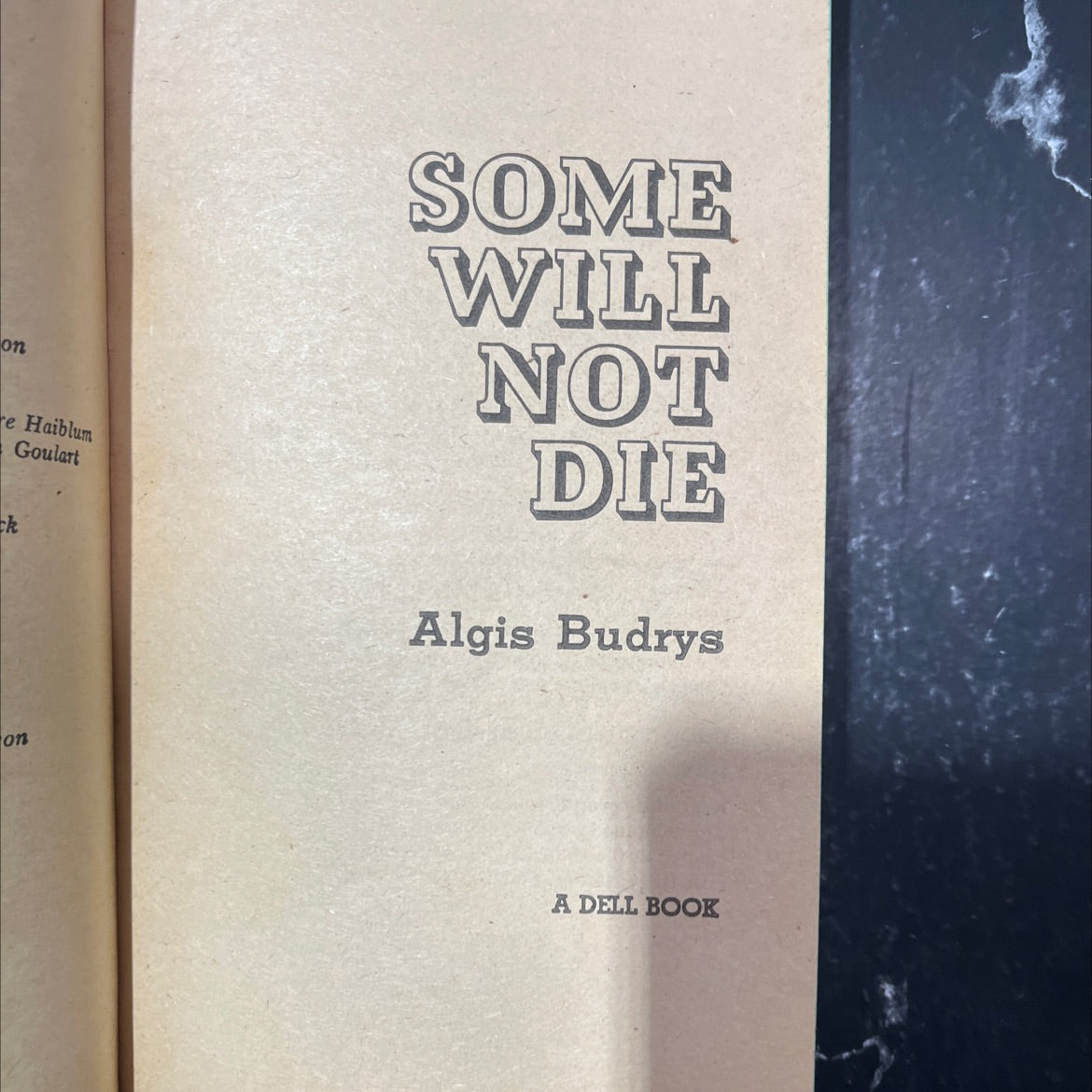 some will not die book, by algis budrys, 1978 Paperback image 2