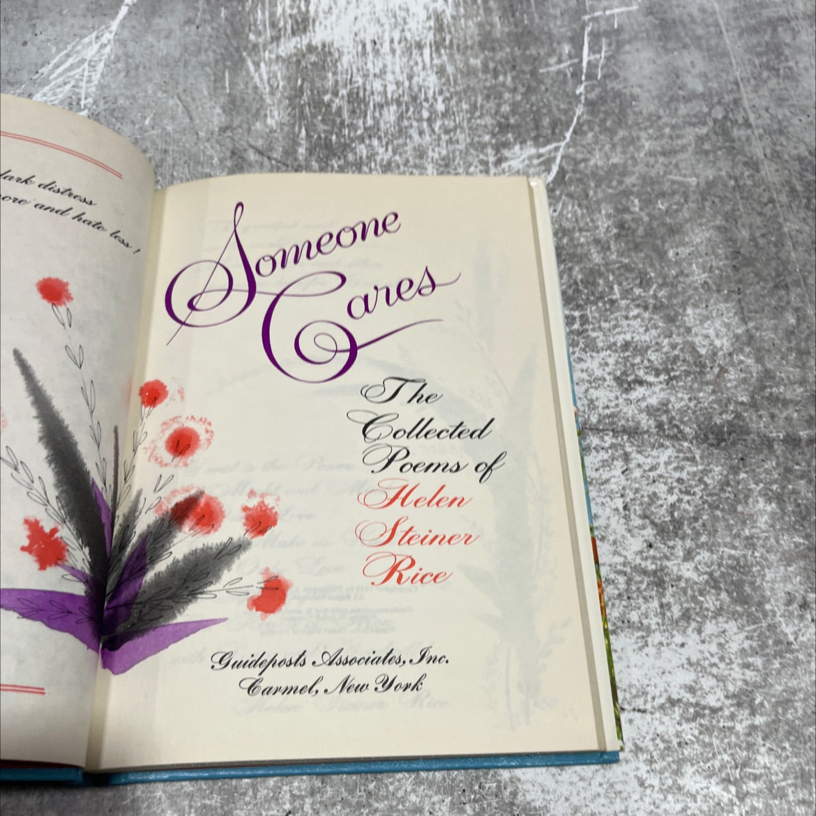 someone cares v the collected poems of helen steiner rice book, by Helen Steiner Rice, 1972 Hardcover image 2