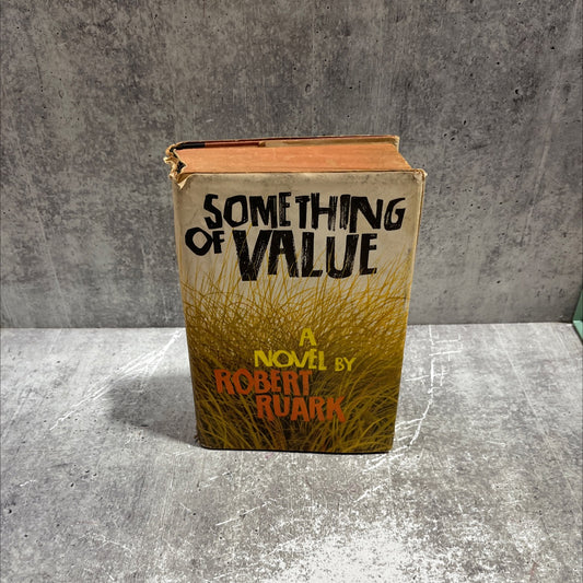 something of value book, by robert ruark, 1955 Hardcover, First Edition, Vintage image 1