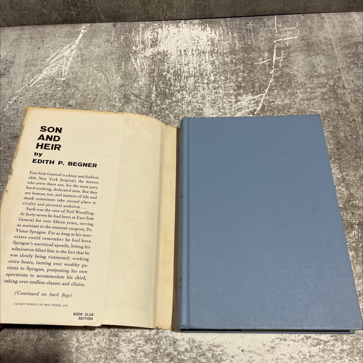 son and heir book, by edith p. begner, 1960 Hardcover image 4