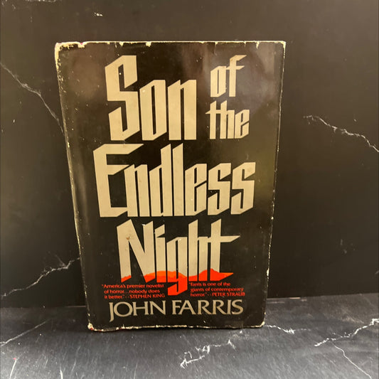 son of the endless night book, by john farris, 1985 Hardcover image 1