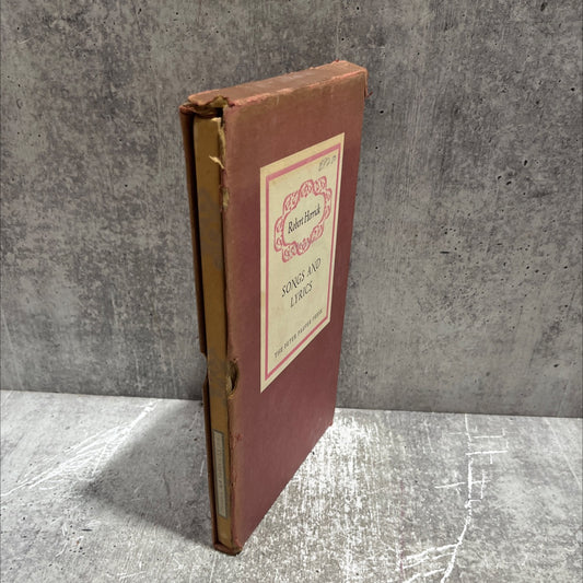 songs and lyrics love poems nature wine mirth moralities himself & his book epitaphs book, by Robert Herrick, 1970 image 1