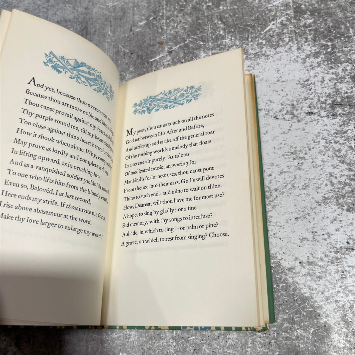sonnets from the portuguese book, by elizabeth barrett browning, unknown Hardcover image 3