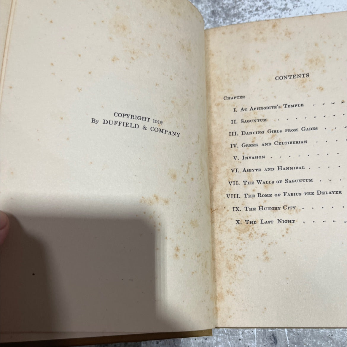 sonnica la cortesana book, by vicente blasco ibáñez, 1919 Hardcover image 3