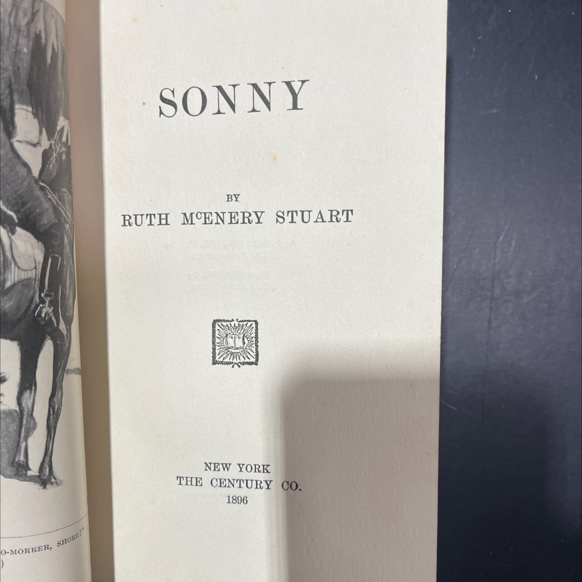 sonny book, by ruth mcenery stuart, 1896 Hardcover image 2