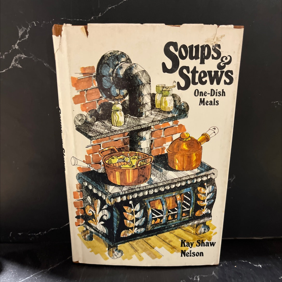 soups stews one-dish meals book, by Kay Shaw Nelson, 1974 Hardcover image 1