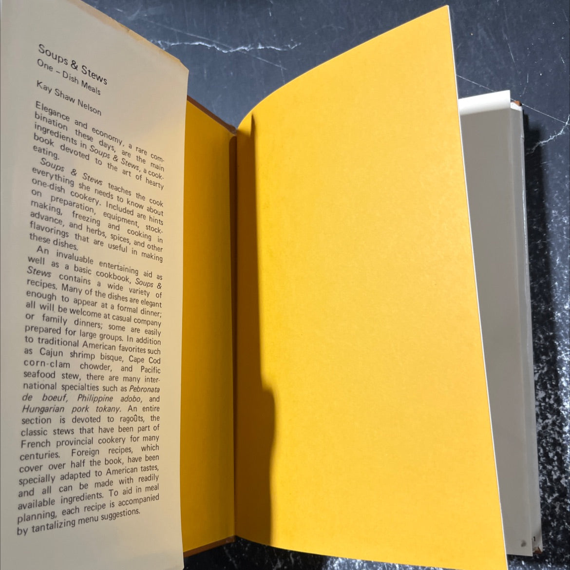 soups stews one-dish meals book, by Kay Shaw Nelson, 1974 Hardcover image 4