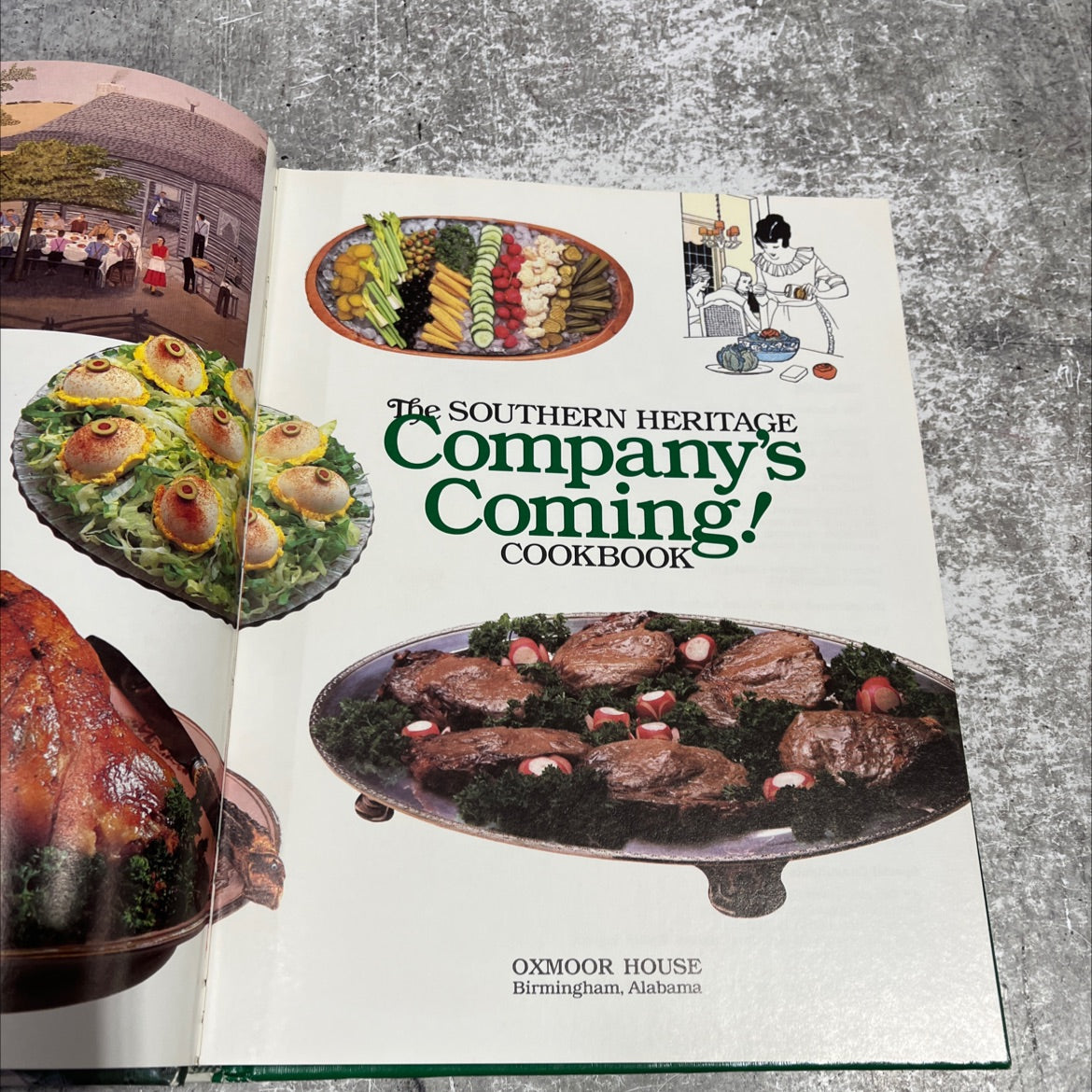 southern heritage company's coming! cookbook book, by unknown, 1983 Hardcover image 2