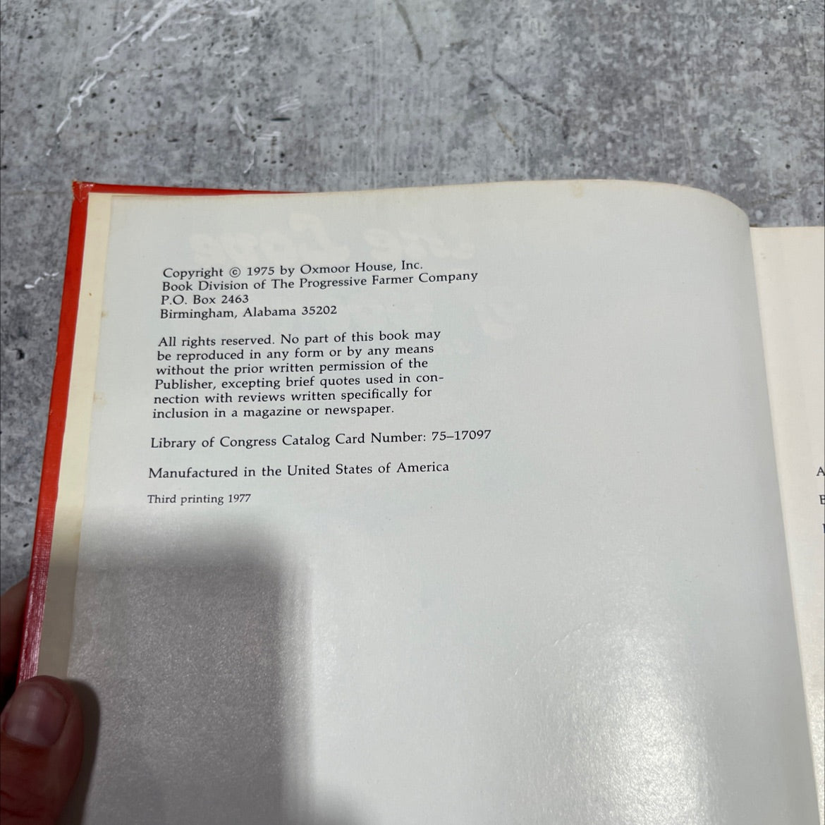 southern living book book, by unknown, 1977 Hardcover image 3