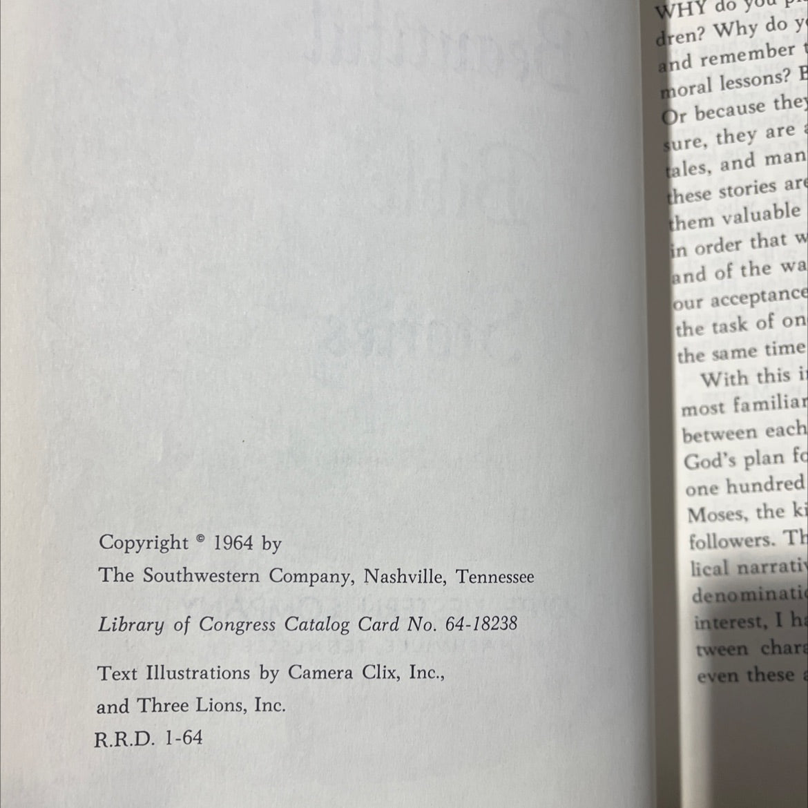 southwest beautiful bible stories book, by Patricia Summerlin Martin, 1964 Hardcover image 3