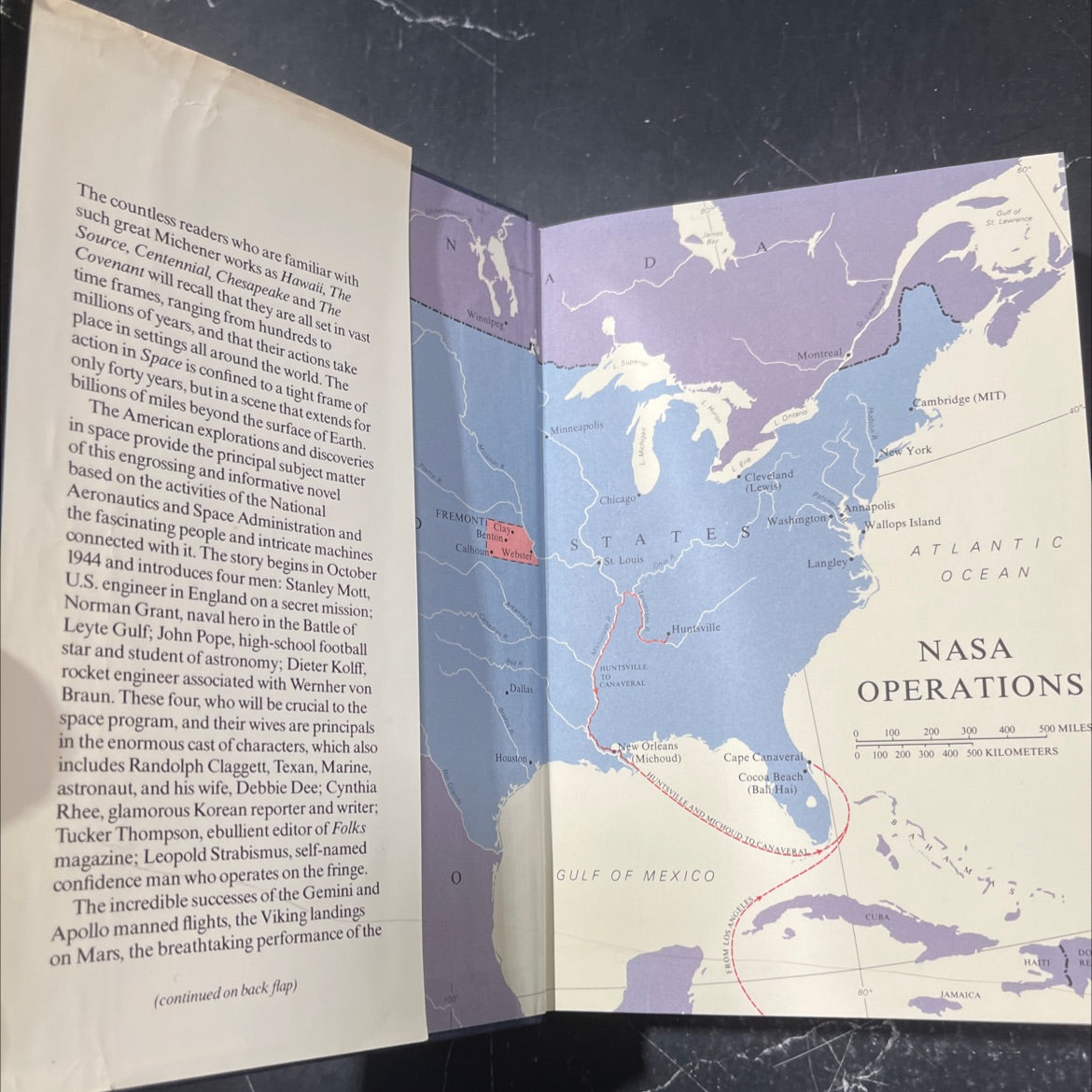 space book, by james a. michener, 1982 Hardcover image 4