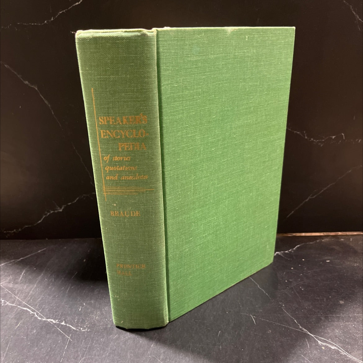 speaker's encyclopedia of stories quotations and anecdotes book, by jacob m. braude, 1960 Hardcover image 1