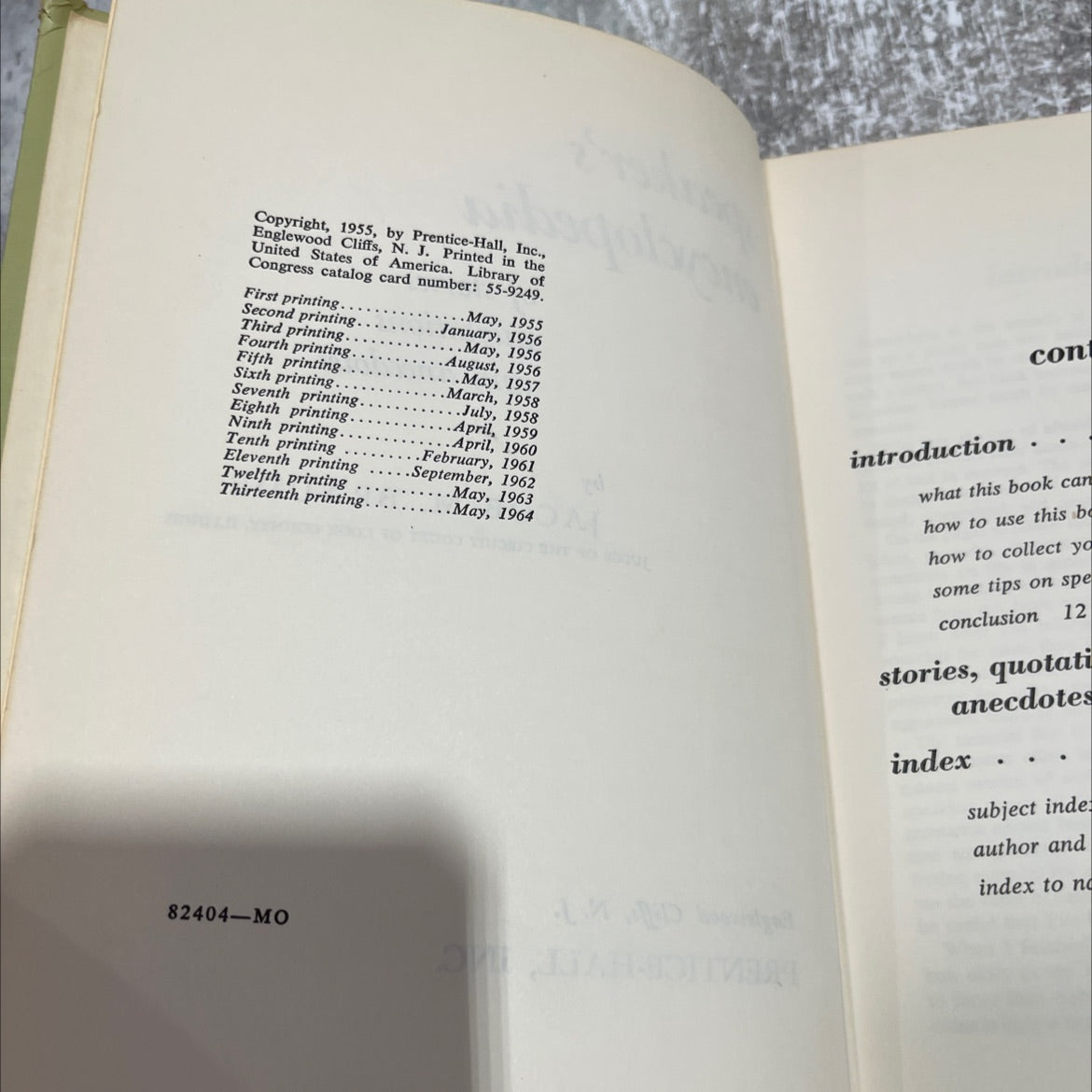 speaker's encyclopedia of stories quotations and anecdotes book, by jacob m. braude, 1964 Hardcover image 3