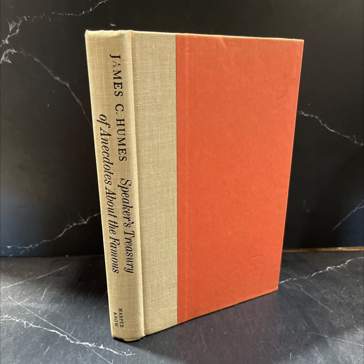 speaker's treasury of anecdotes about the famous book, by James C. Humes, 1978 Hardcover image 1