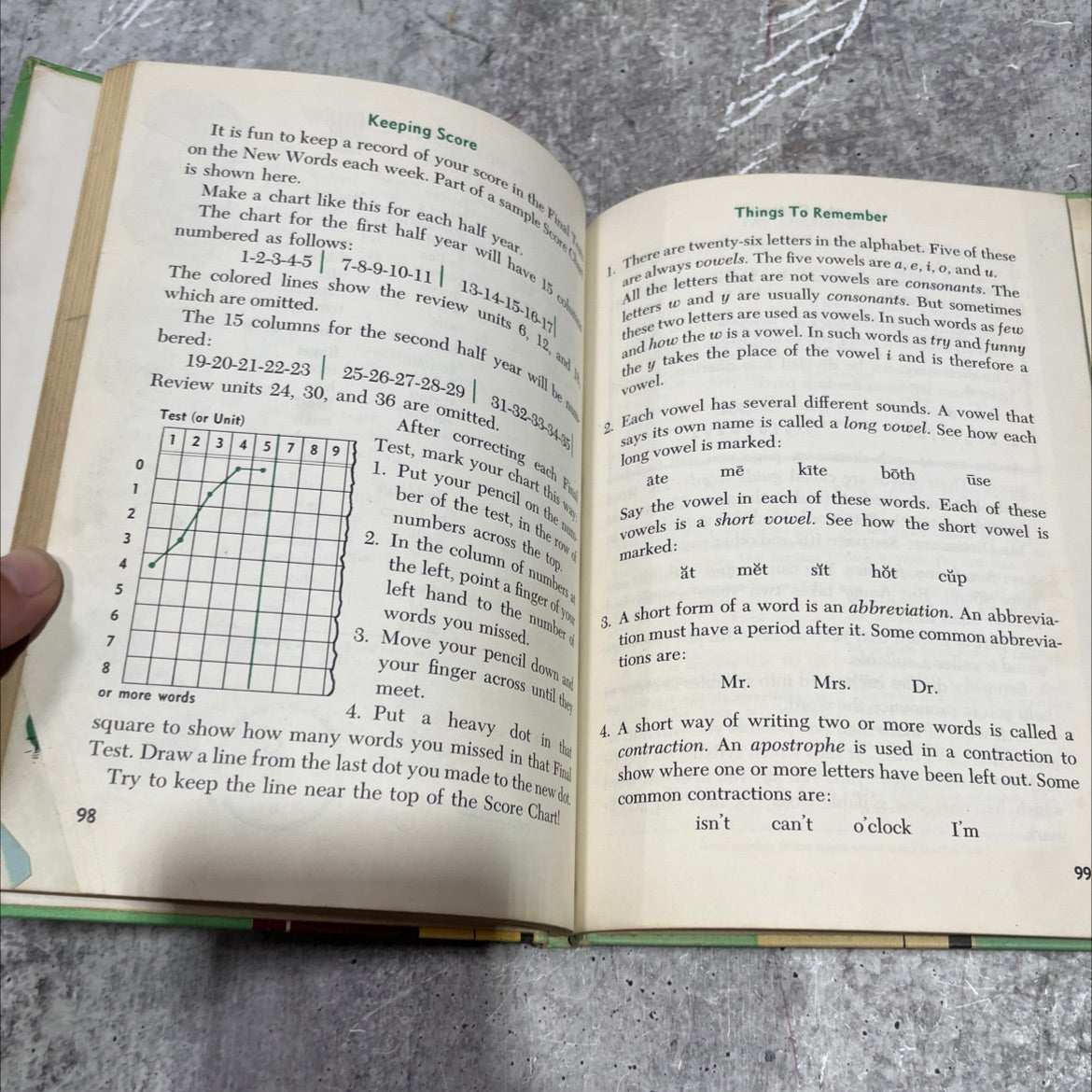 spelling for word mastery book, by david h. patton, eleanor m. johnson, unknown Hardcover image 3