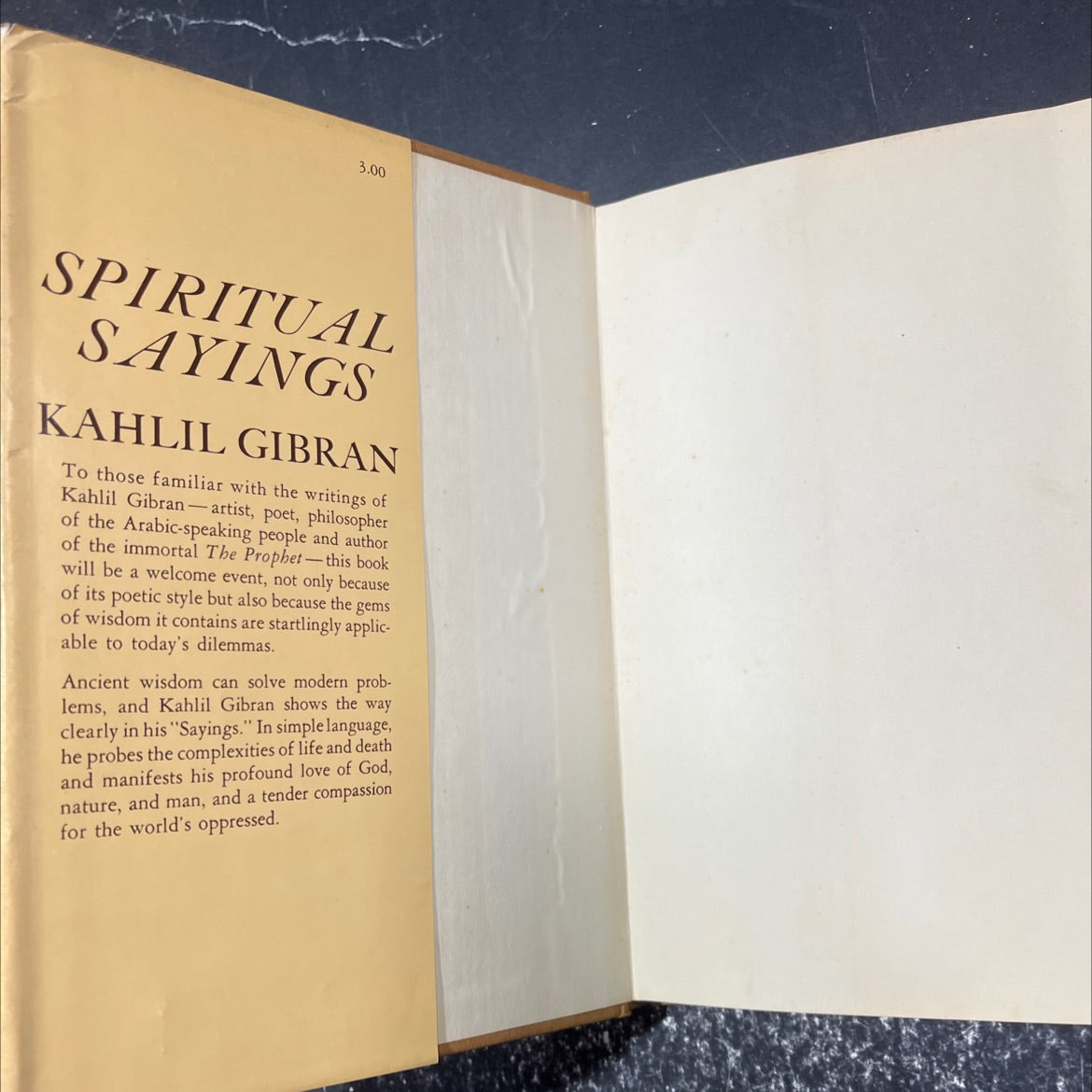 spiritual sayings of kahlil gibran book, by kahlil gibran, 1962 Hardcover image 4