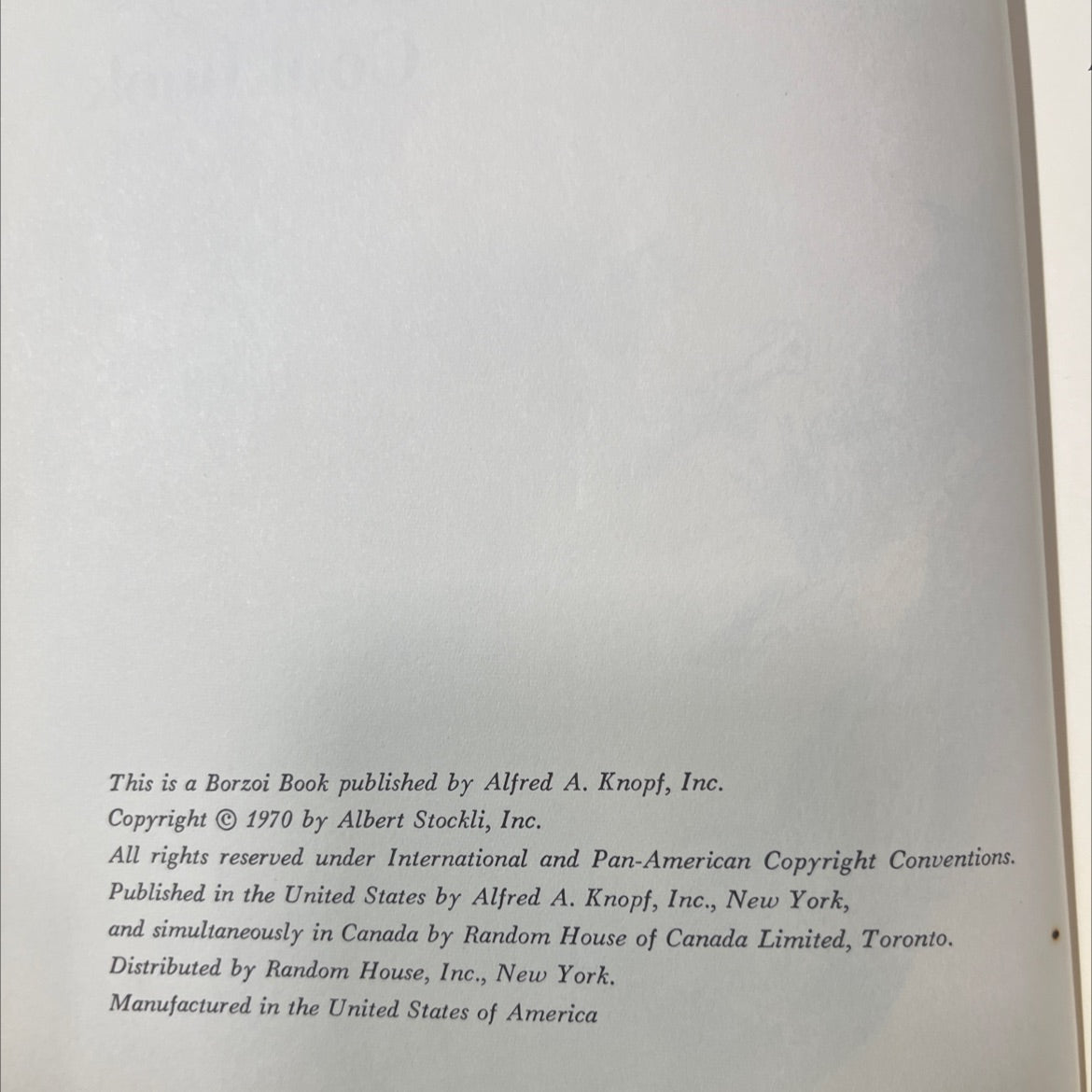 splendid fare book, by albert stockli, 1970 Hardcover image 3