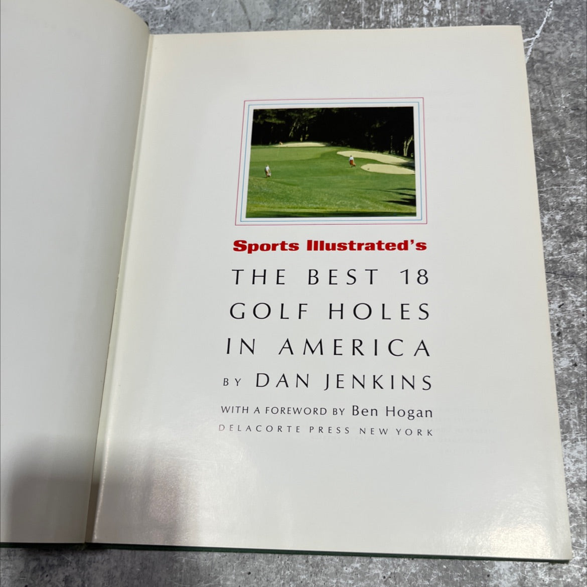 sports illustrated's the best 18 golf holes in america book, by dan jenkins, 1966 Hardcover image 2