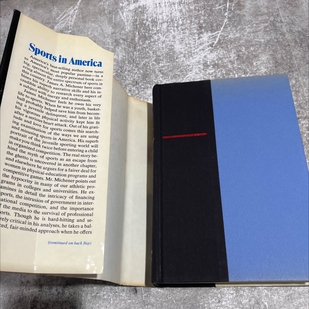 sports in america book, by james a. michener, 1976 Hardcover image 4