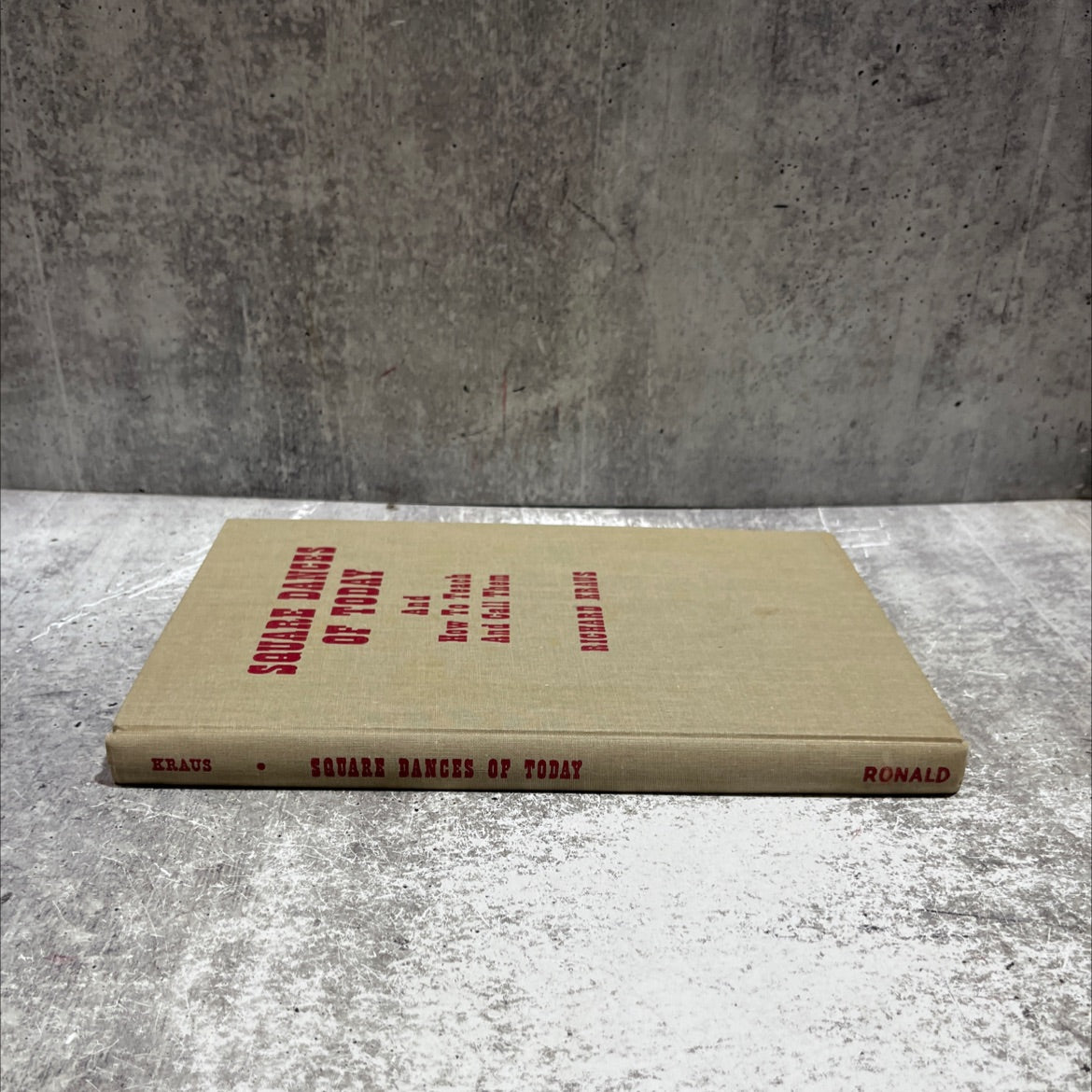 square dances of today and how to teach and call them book, by richard g. kraus, 1950 Hardcover image 4