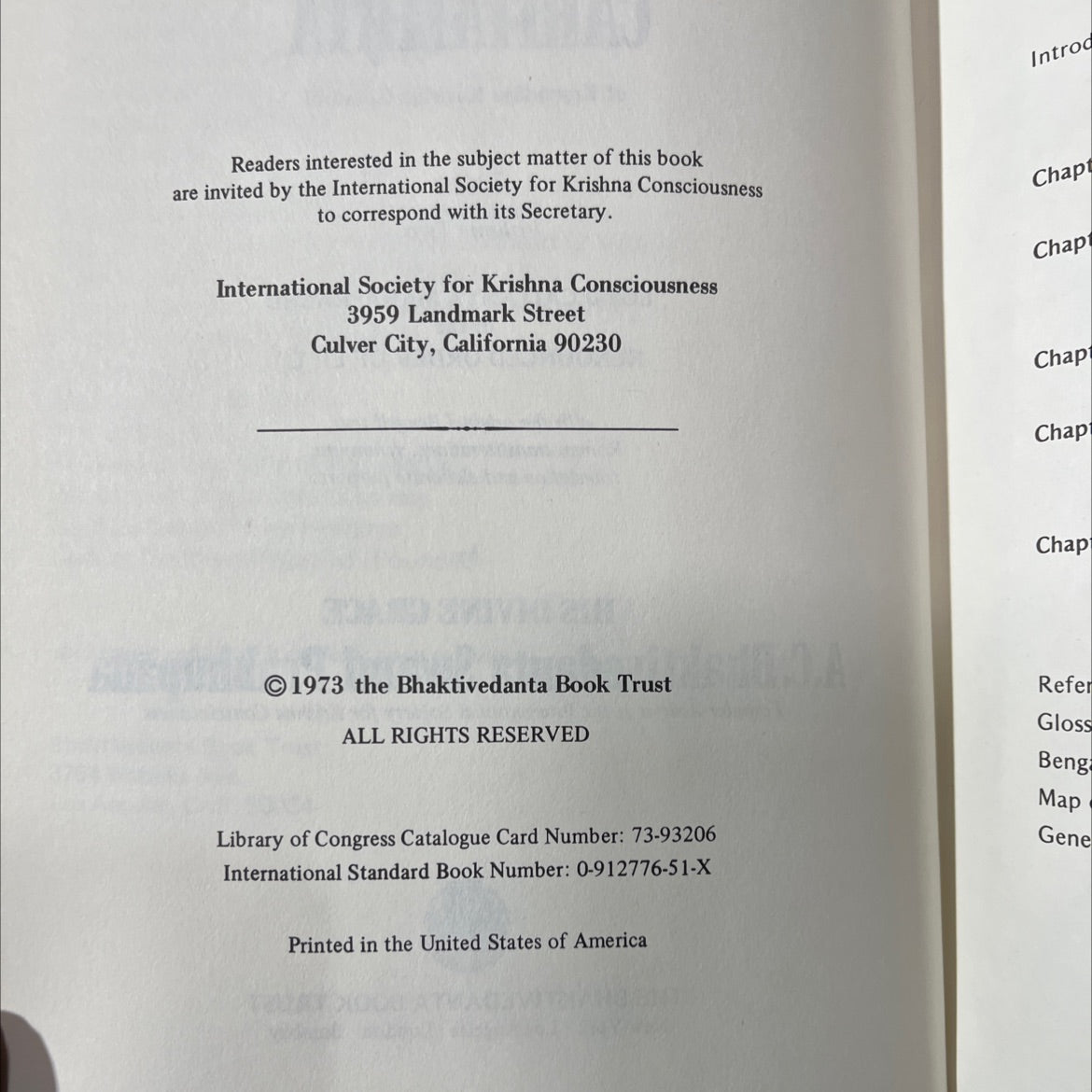 sri caitanya-caritamṛta book, by kṛṣṇadāsa kaviraja gosvāmi, 1973 Hardcover image 3