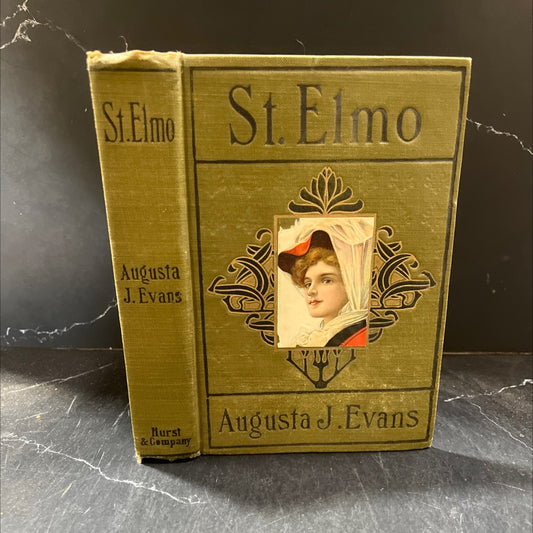 st. elmo book, by augusta j. evans, unknown Hardcover image 1