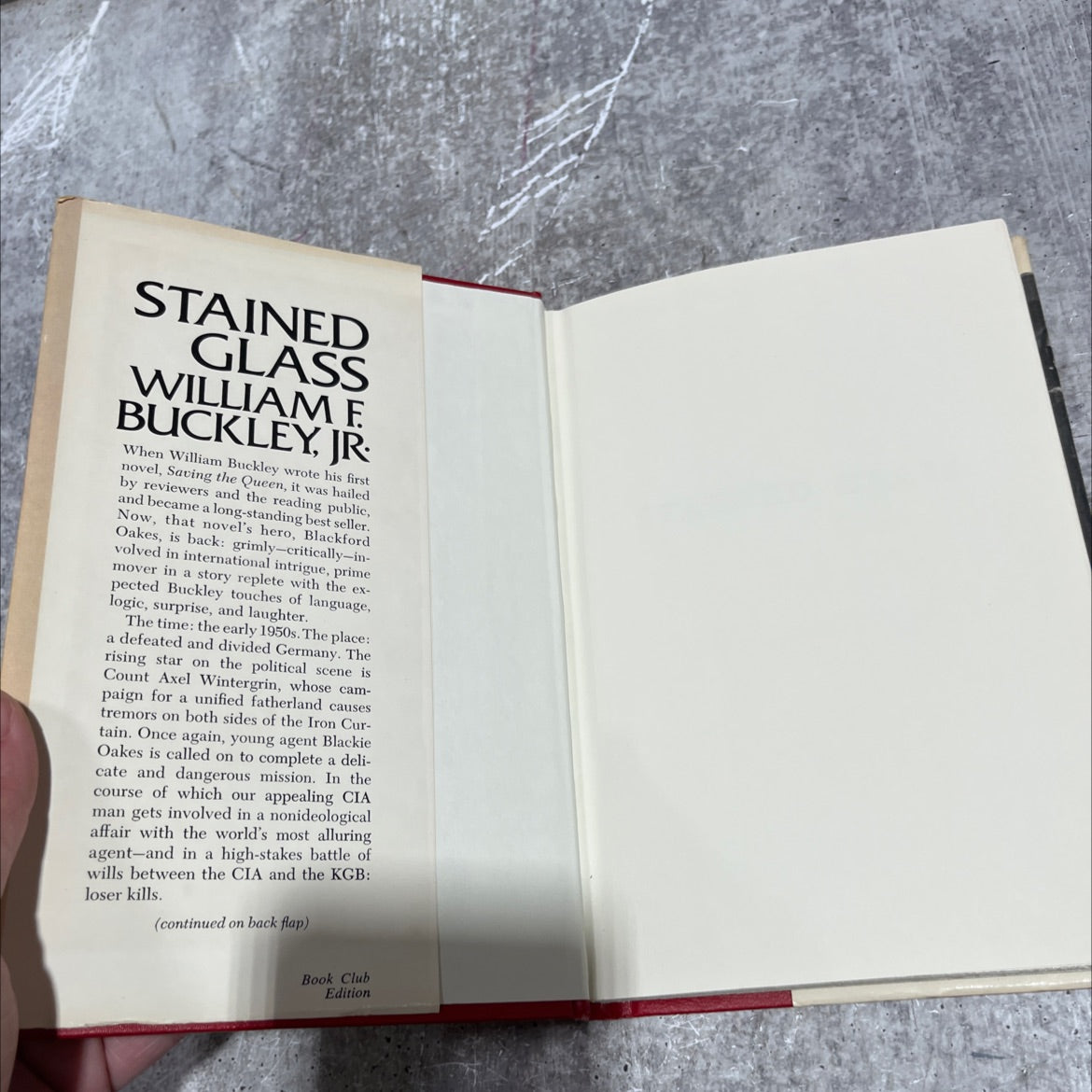 stained glass book, by William F. Buckley, Jr., 1978 Hardcover image 4