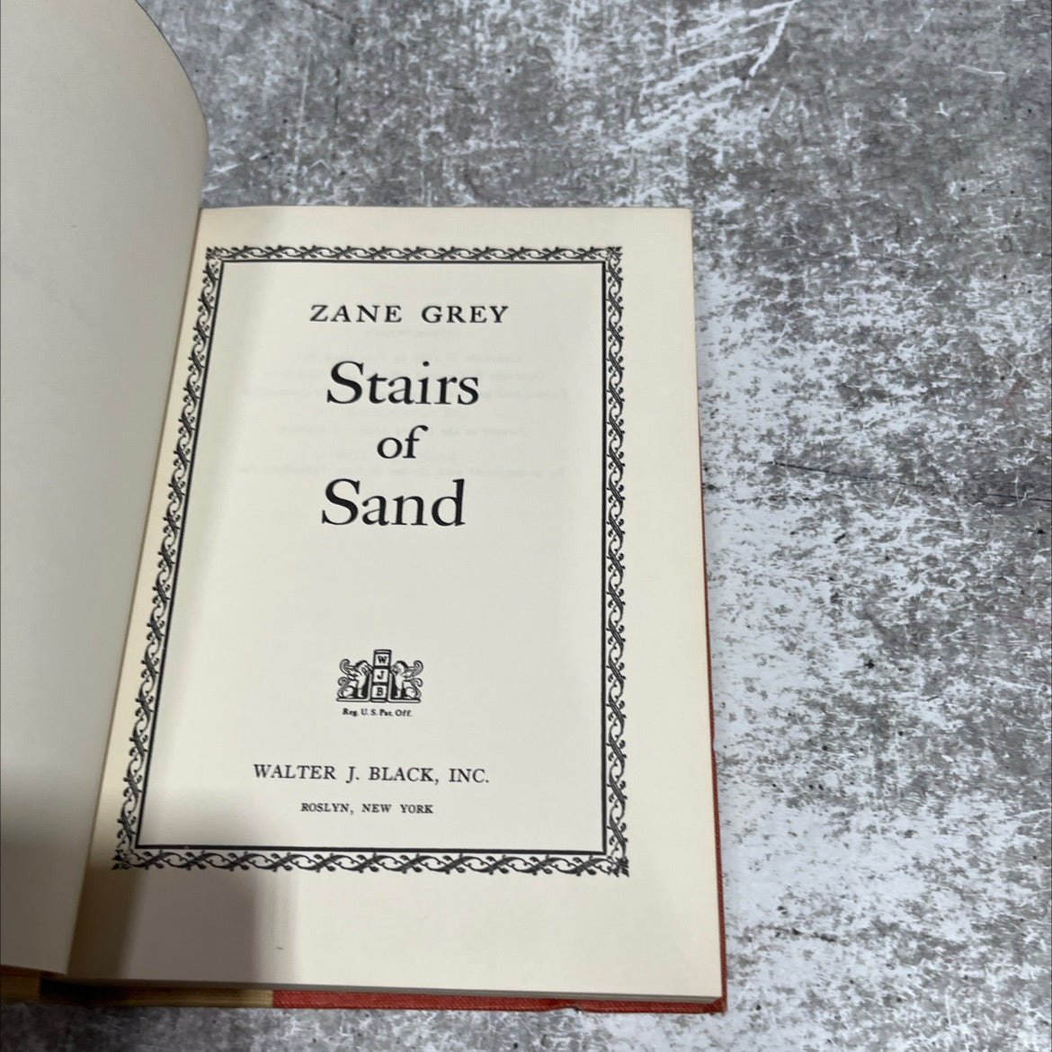 stairs of sand book, by zane grey, 1956 Hardcover image 2