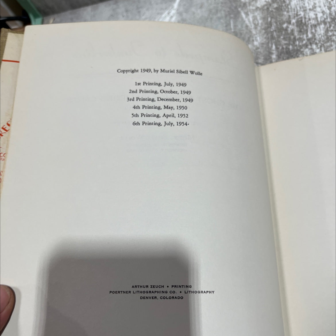stampede to timberline the ghost towns and mining camps of colorado book, by muriel sibell wolle, 1954 Hardcover image 3