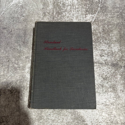 standard handbook for secretaries book, by lois irene hutchinson, 1968 Hardcover image 1