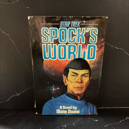 star trek spock's world book, by Diane Duane, 1988 Hardcover image 1