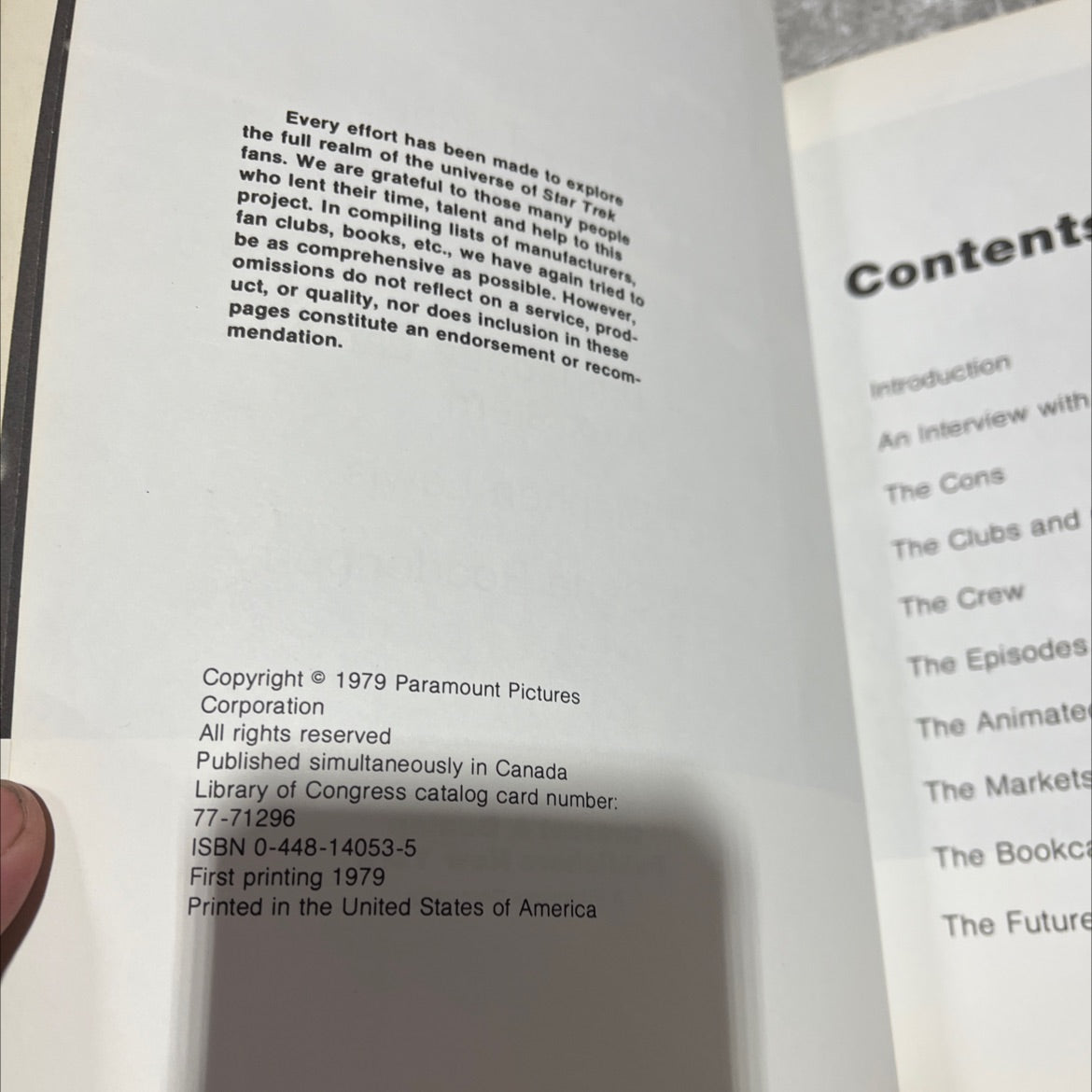 star trek book, by unknown, 1979 Paperback image 3