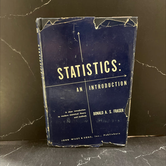 statistics an introduction book, by d. a. s. fraser, 1958 Hardcover image 1