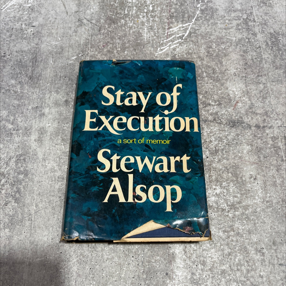 stay of execution a sort of memoir book, by stewart alsop, 1973 Hardcover image 1